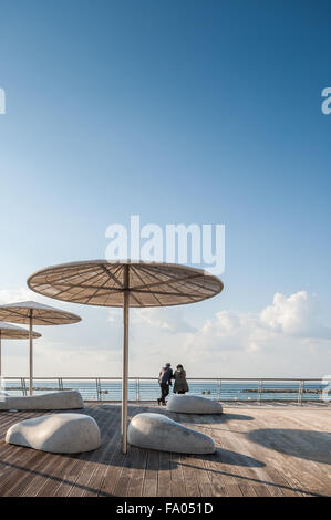 Israel, Tel Aviv, neue Tayelet - promenade Stockfoto