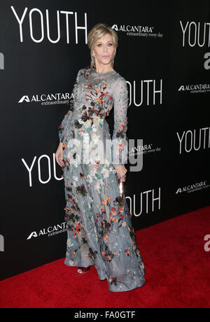 Premiere von Fox Searchlight Pictures "Jugend" am DGA Theater mit: Jane Fonda wo: Los Angeles, California, Vereinigte Staaten von Amerika bei: 17. November 2015 Stockfoto