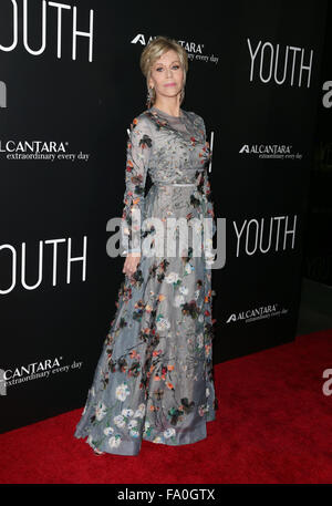 Premiere von Fox Searchlight Pictures "Jugend" am DGA Theater mit: Jane Fonda wo: Los Angeles, California, Vereinigte Staaten von Amerika bei: 17. November 2015 Stockfoto