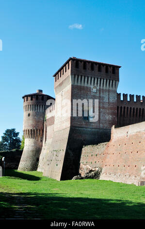 Italien, Lombardei, Soncino, Rocca Sforzesca, Burg Stockfoto