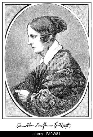 Annette von Droste-Hulshoff, 1797-1848, deutscher Schriftsteller und Dichter Stockfoto