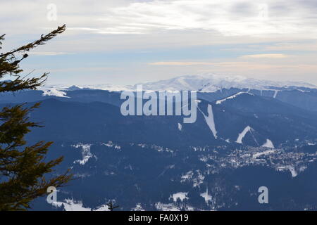 Verschneiten Winterlandschaft Stockfoto