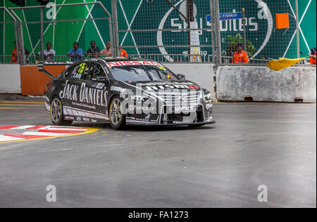 Kuala Lumpur, Malaysia. 7. August 2015 erste Stadt Grand Prix in Kuala Lumpur, Malaysia Stockfoto