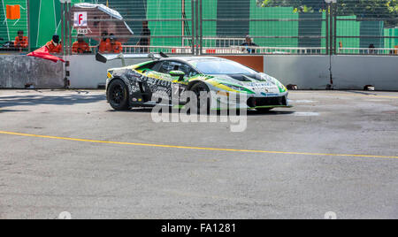 Kuala Lumpur, Malaysia. 7. August 2015 erste Stadt Grand Prix in Kuala Lumpur, Malaysia Stockfoto