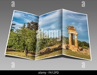 Der Tempel des Castor und Pollux gehört zu den archäologischen Stätten von Agrigent, Tal der Tempel, Sizilien, Italien, Europa Stockfoto