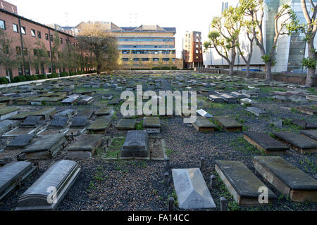 Beth-Chaim-Novo (Nuevo) sephardischen jüdischen Friedhof, Meile Ende Straße, London, UK. Stockfoto