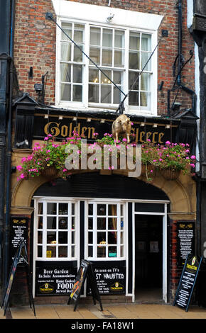 Goldenen Vlies Pub 16 Pflaster York North Yorkshire England UK England Europa Stockfoto