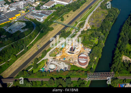 ökologischen Umbau des Emschersystems, zentralisierte Abwasser Kanalisation im Ruhrgebiet, Pumpwerk Emscher Stockfoto