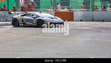 Kuala Lumpur, Malaysia. 7. August 2015 erste Stadt Grand Prix in Kuala Lumpur, Malaysia Stockfoto