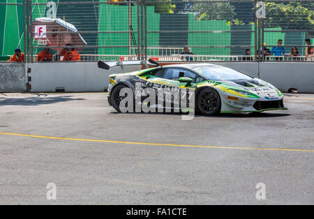 Kuala Lumpur, Malaysia. 7. August 2015 erste Stadt Grand Prix in Kuala Lumpur, Malaysia Stockfoto