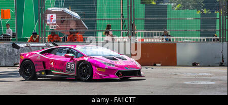 Kuala Lumpur, Malaysia. 7. August 2015 erste Stadt Grand Prix in Kuala Lumpur, Malaysia Stockfoto