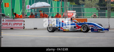 Kuala Lumpur, Malaysia. 7. August 2015 erste Stadt Grand Prix in Kuala Lumpur, Malaysia Stockfoto