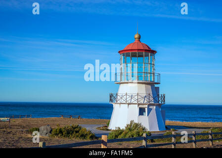 Leuchtturm Cape Mendocino. Shelter Cove, Kalifornien, USA. Stockfoto