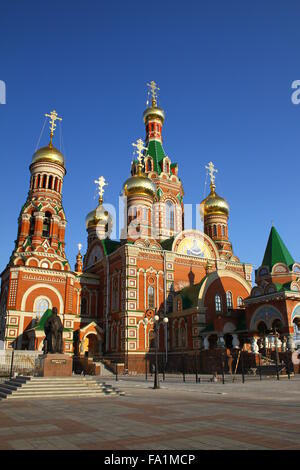 Kathedrale der Verkündigung in Yoshkar-Ola. Russland, Republik Mari El Stockfoto