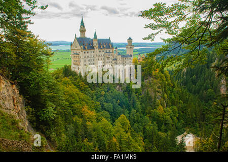 Schloss Schloss Neuschwanstein in Schwangau, Bayern, Deutschland Stockfoto