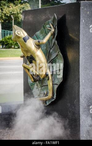 Rainforest Skulptur, Cinta Costera Park, Panama-Stadt, Mittelamerika Stockfoto