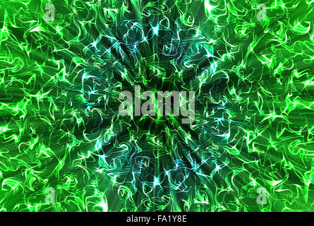 Zusammenfassung Hintergrund - grün kariert mit blauen Fleck Stockfoto