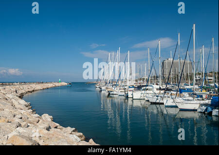 Israel, Tel Aviv, marina Stockfoto