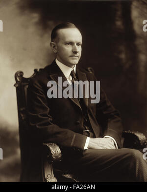 Calvin Coolidge, John Calvin Coolidge Jr. war der 30. Präsident der Vereinigten Staaten (1923 – 1929). Stockfoto