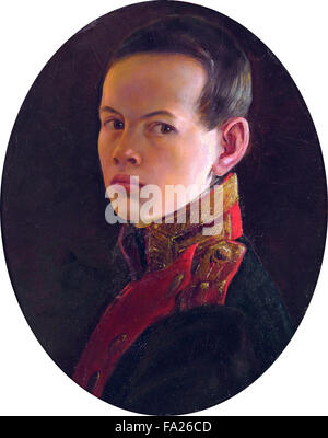 Alexander II. von Russland als ein Junge, wurde der Kaiser von Russland aus dem Jahr 1855 Stockfoto