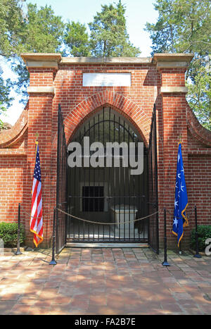 George Washington und seine Frau Martha Grab in Mount Vernon, das Anwesen er seit 40 Jahren in Virginia lebte Stockfoto