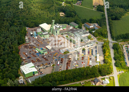 Antenne zu sehen, mir, Prosper V Schacht 10, Bergbau, Grube, Kirchhellen, Bottrop, Ruhr, Nord Rhein Westfalen, Deutschland, Europa, Stockfoto