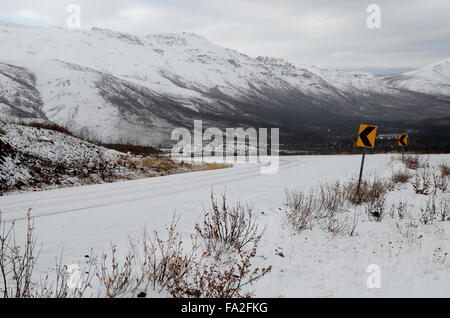 Der Dempster Highway, Yukon, Kanada Stockfoto