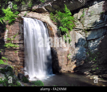 Spiegel fällt im Pisgah National Forest in der Nähe von Brevard in North Carolina, USA Stockfoto