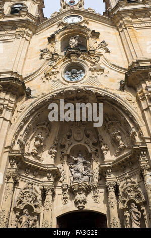 Kirche San Vicente-San Sebastian-Donostia-Spanien Stockfoto