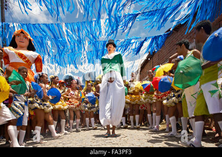 Karneval in Olinda, Pernambuco, Nord-Ost-Brasilien Stockfoto