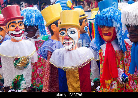 Riesige Karneval Puppen in Olinda, Pernambuco, Nord-Ost-Brasilien Stockfoto