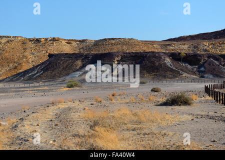 Verbrannte Berg in der Nähe von Twyfelfontein, Damaraland, Namibia Stockfoto