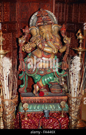 Ganesha, der Elefant Gott Herr der Erfolg und Zerstörer von Übel und Hindernisse, Stockfoto