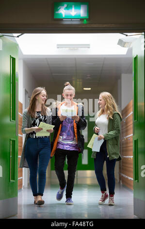 'A'-Ebene Ergebnisse Tag Abbeywood Community School, Bristol UK Stockfoto