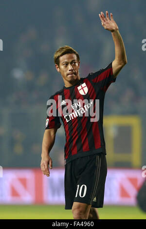 Frosinone, Italien. 20. Dezember 2015. Keisuke Honda Mailand, Frosinone 20.12.2015 Stadio Matusa Fußball Calcio Serie A 2015/2016 Frosinone - Milan Foto Cesare Purini / Credit: Insidefoto/Alamy Live-Nachrichten Stockfoto