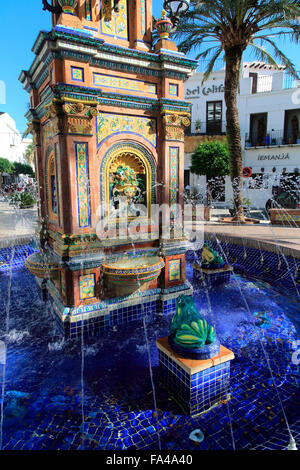 Plaza de Espana, Vejer De La Frontera, Provinz Cadiz, Spanien Stockfoto