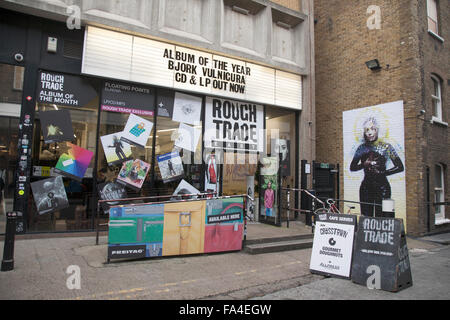 Rough Trade East Music Shop, Brick Lane, London Stockfoto