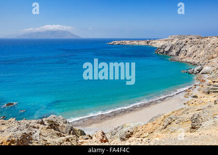 Araki-Strand in Karpathos, Griechenland Stockfoto