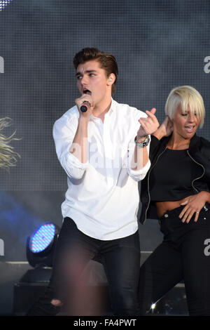 Anton Ewald Rix FM Festival in Norrköping, Schweden Stockfoto