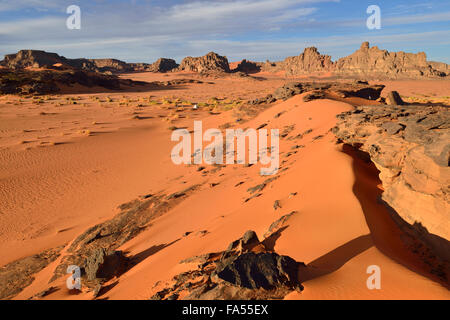 Tadrart, Tassili n Ajjer National Park, UNESCO-Weltkulturerbe, Wüste Sahara, Algerien Stockfoto