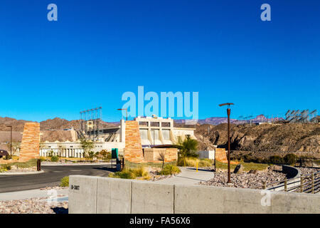 Davis Dam in der Nähe von Laughlin Nevada Lake Mohave erstellen Stockfoto