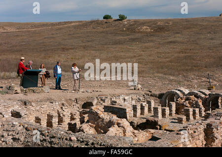 Römischen iberischen Stadt Castulo, Thermen, Linares, Jaen Provinz, Region von Andalusien, Spanien, Europa Stockfoto