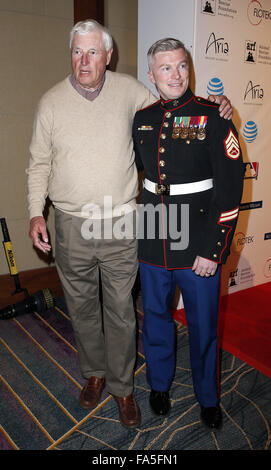 4. jährliche Führer und Legenden-Gala zugunsten der Animal Rescue Foundation im Aria Resort & Casino Featuring Tony La Russa: Bob Knight Where: Las Vegas, Nevada, USA bei: 20. November 2015 Stockfoto