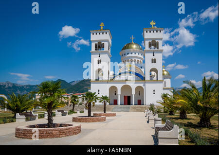 Kathedrale von St Jovan Vladimir in Montenegro. Stockfoto