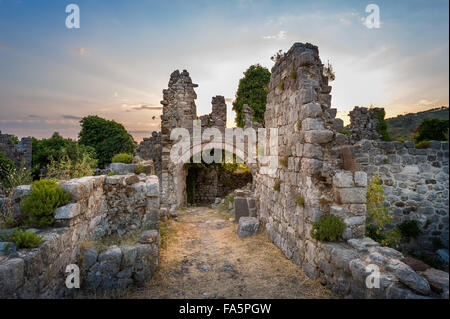 Ruine der Festung Stari Bar Stockfoto