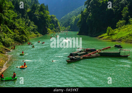 Chongqing Pengshui Aida Fluss Stockfoto