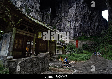 Chongqing Wulong Naturbrücke Stockfoto