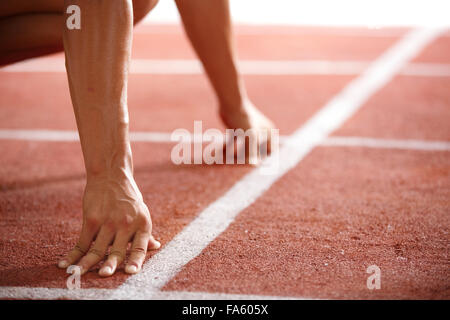 Leichtathleten Stockfoto