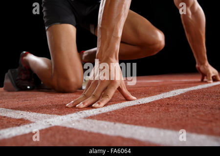 Leichtathleten Stockfoto