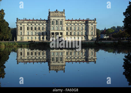 Anwesens Ludwigslust Barock Palast in der Nähe von Schwerin Mecklenburg-Western Pomerania Deutschland Nordeuropa Stockfoto